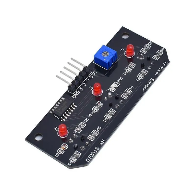 3 Channel Infrared Line Tracking Sensor Module - Black 3 Channel Infrared Line Tracking Sensor Module - Black