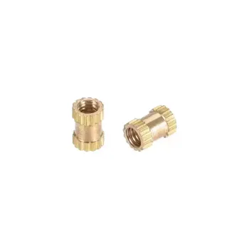 M4x5mm Alamă Knurl Rotund Inserție Piulițe