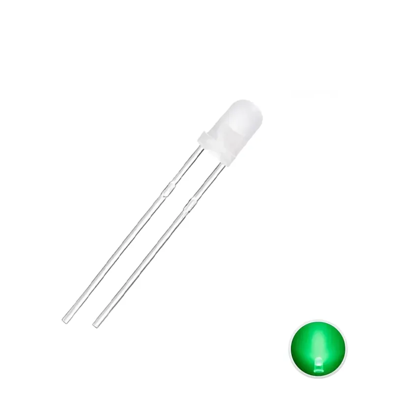 3mm LED Diffuse Green 3mm LED Diffuse Green