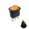 KCD1-5-101N illuminated Round Rocker Switch 250V 6A SPST ON-OFF - Yellow KCD1-5-101N illuminated Round Rocker Switch 250V 6A SPST ON-OFF - Yellow