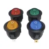 KCD1-5-101N illuminated Round Rocker Switch 250V 6A SPST ON-OFF - Yellow KCD1-5-101N illuminated Round Rocker Switch 250V 6A SPST ON-OFF - Yellow