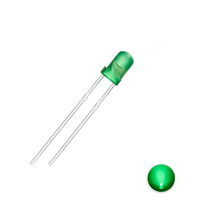 Led de 3 mm - verde Led de 3 mm - verde