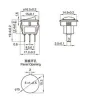 Mini Comutator Basculant ON/OFF Iluminat SPDT 250V 3A 3-Pin - Alb - Roșu Mini Comutator Basculant ON/OFF Iluminat SPDT 250V 3A 3-Pin - Alb - Roșu