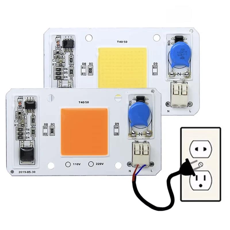 220V 50W Full Spectrum Plant Grow Power Led Board Modul 6000-6500K Alb 220V 50W Full Spectrum Plant Grow Power Led Board Modul 6000-6500K Alb