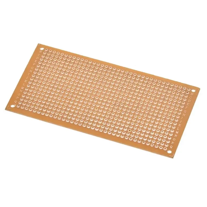 Perforated Pertinax Single-Sided PCB Board 5x10cm Perforated Pertinax Single-Sided PCB Board 5x10cm