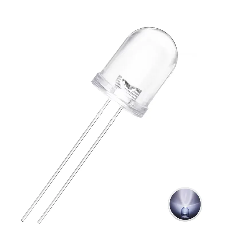 Led de 10 mm - Alb Led de 10 mm - Alb