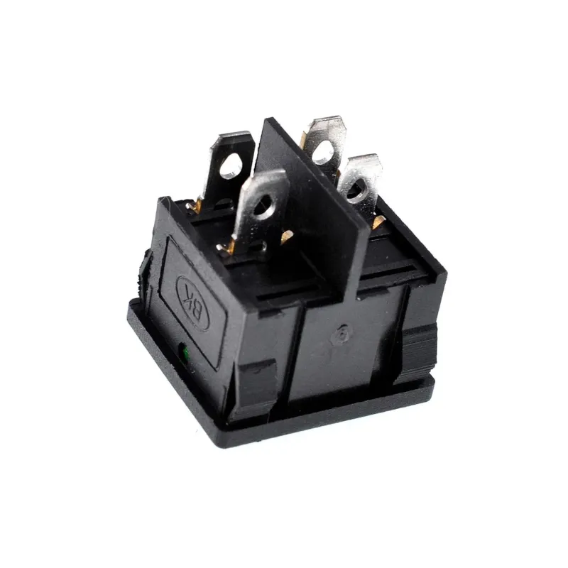 KCD2-501-4 ON-OFF Rocker Switch DPST 4 Pin 250V 10A - Black KCD2-501-4 ON-OFF Rocker Switch DPST 4 Pin 250V 10A - Black