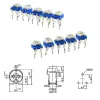 10K Trimpot RM065 Scară de Tensiune Reglabilă Mică 6mm 10K Trimpot RM065 Scară de Tensiune Reglabilă Mică 6mm