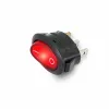 KCD1-9-101N Lighted Elliptic Rocker Switch 250V 6A SPST ON-OFF 3 Pin - Red KCD1-9-101N Lighted Elliptic Rocker Switch 250V 6A SPST ON-OFF 3 Pin - Red