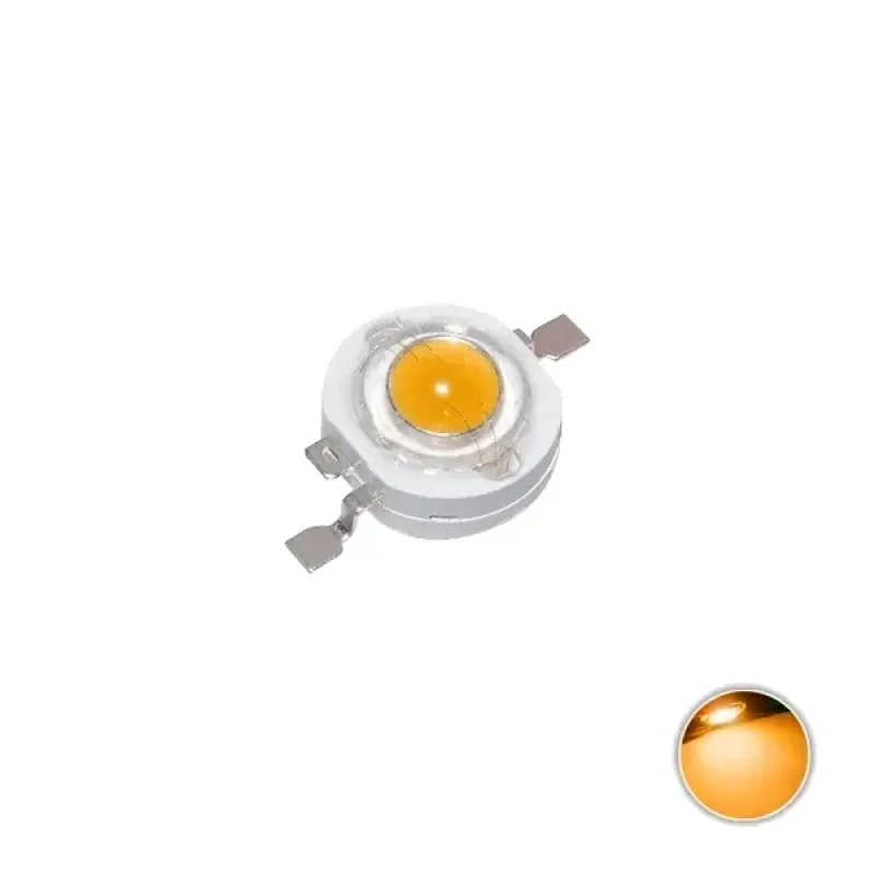 1W LED de Putere 2800-3000K Alb Cald 1W LED de Putere 2800-3000K Alb Cald