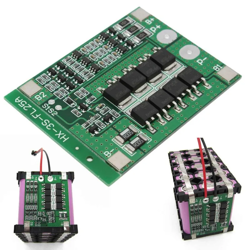 3S 25A BMS Baterie Litiu Balanced Protection Board 3S 25A BMS Baterie Litiu Balanced Protection Board