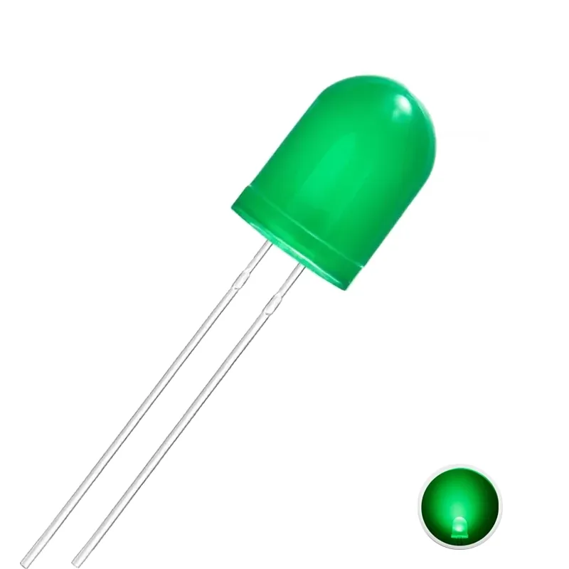 10mm Led - Green