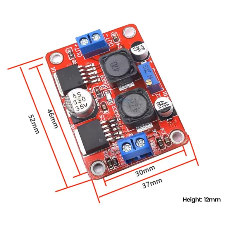 LM2577S LM2596S Adjustable Step-Up & Step-Down DC-DC Converter Module LM2577S LM2596S Adjustable Step-Up & Step-Down DC-DC Converter Module