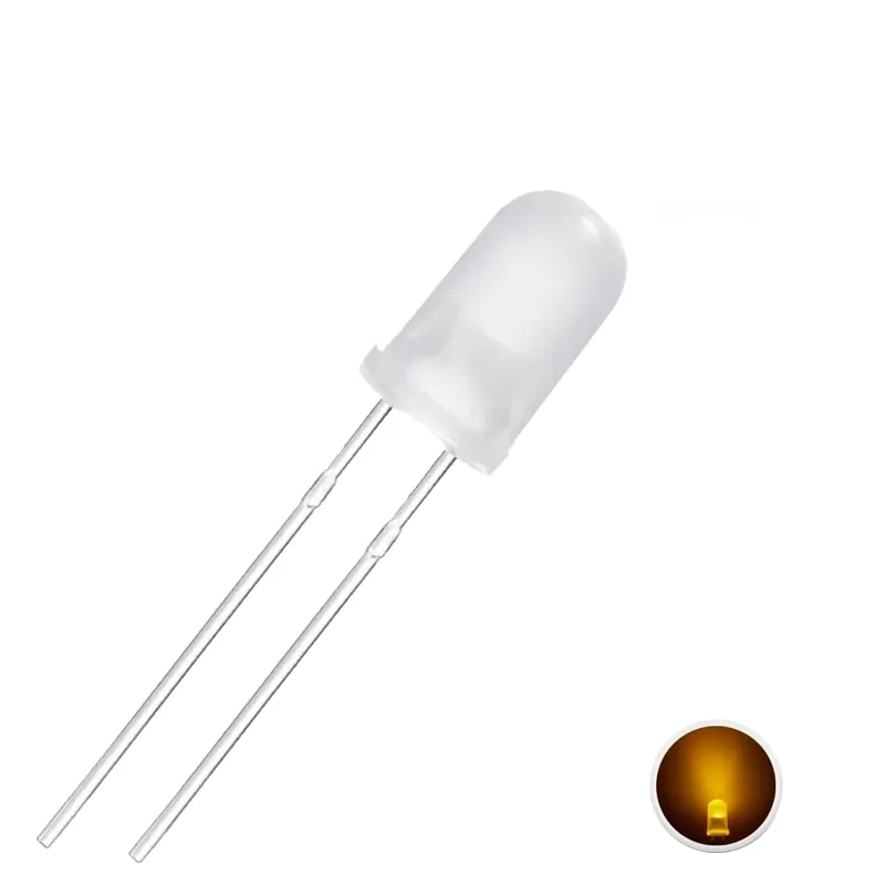 5mm LED Diffuse Yellow 5mm LED Diffuse Yellow