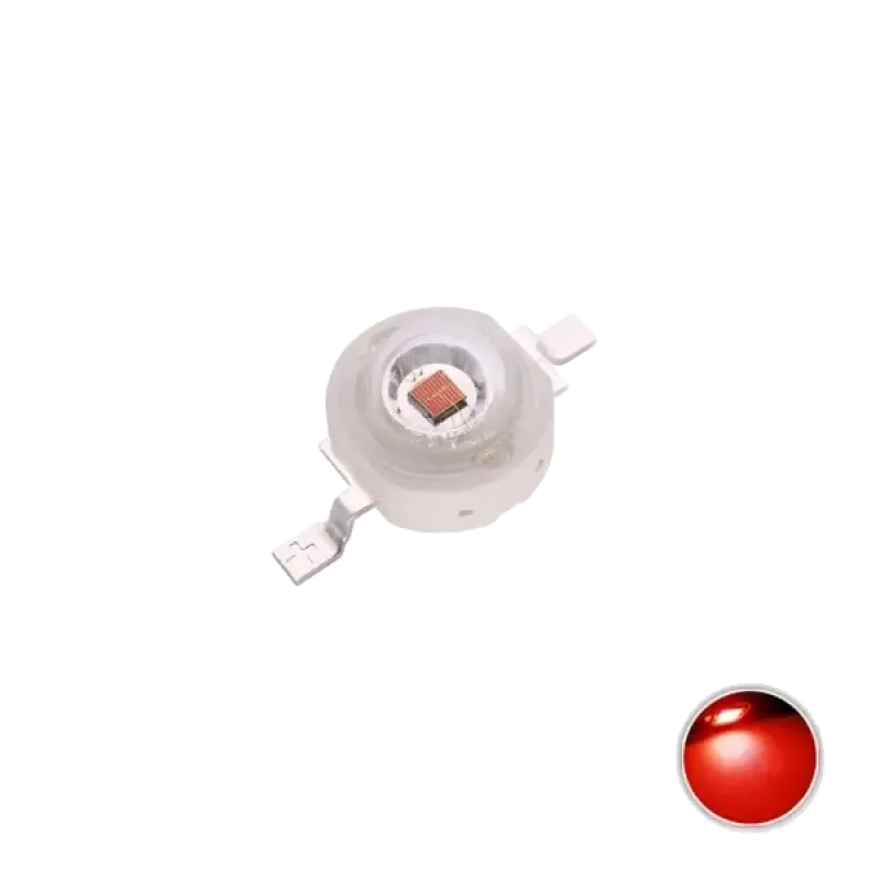 3W Power LED 620 - 625nm - RED
Three Watt Power LED 620 - 625 nanometers - Red 3W Power LED 620 - 625nm - RED
Three Watt Power LED 620 - 625 nanometers - Red