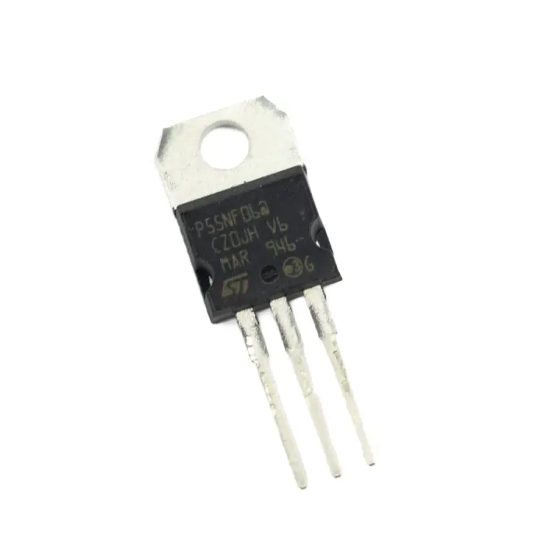 MOSFET de Putere cu Canal N P55NF06 - TO220 MOSFET de Putere cu Canal N P55NF06 - TO220