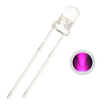 LED Roz Transparent de 3 mm