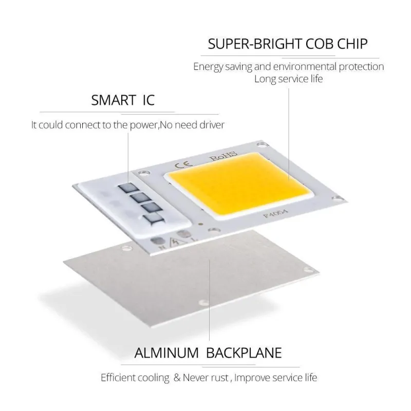 220V 10W Power Led Board Modul IP65 2800-3200K Alb Cald 220V 10W Power Led Board Modul IP65 2800-3200K Alb Cald