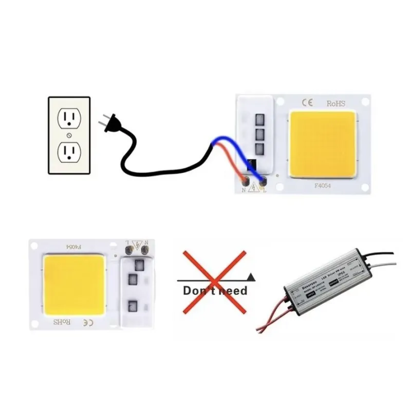 220V 10W Power Led Board Modul IP65 2800-3200K Alb Cald 220V 10W Power Led Board Modul IP65 2800-3200K Alb Cald