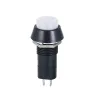 Push Button 12mm with On/Off Lock 3 Amps PBS-11A - White Push Button 12mm with On/Off Lock 3 Amps PBS-11A - White