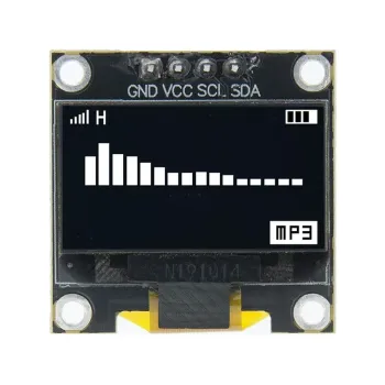 0.96" Inch Alb I2C IIC OLED LCD Modul 4pin SSD1306 Chip