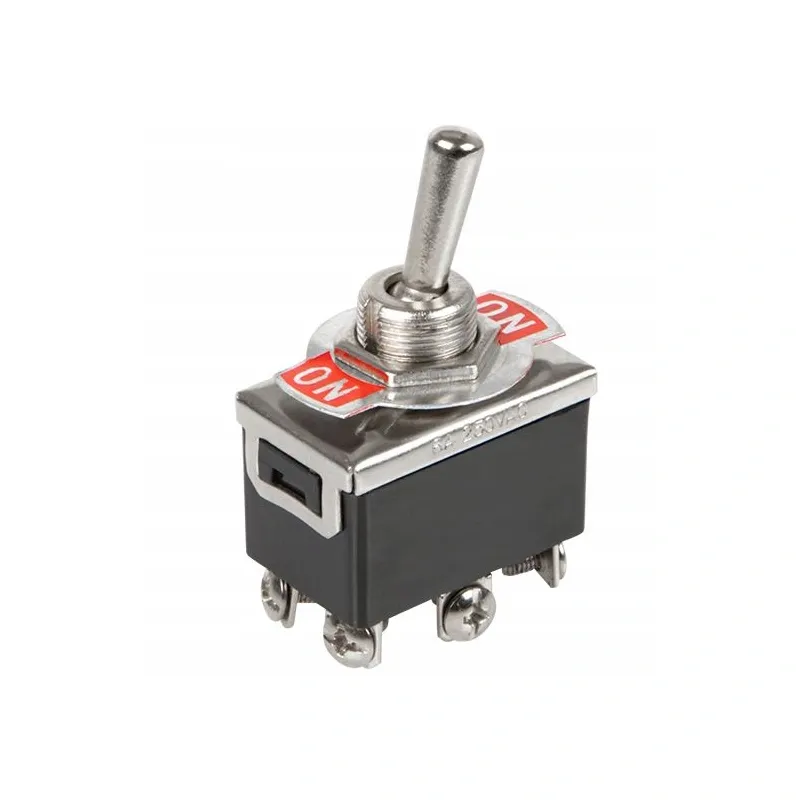 KN3C-202 Large Toggle Switch DPDT 250V 15A ON-ON KN3C-202 Large Toggle Switch DPDT 250V 15A ON-ON