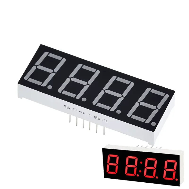14mm Afișaj cu 7 Segmente și 4 Cifre Anod Comun 5641BS - ROȘU 14mm Afișaj cu 7 Segmente și 4 Cifre Anod Comun 5641BS - ROȘU