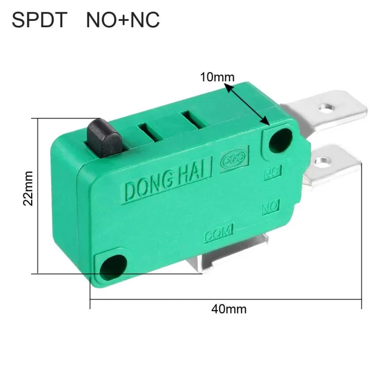 KW3-OZ 16A 125/250VAC SPDT NO-NC Push Button Action Type Micro Limit Switch KW3-OZ 16A 125/250VAC SPDT NO-NC Push Button Action Type Micro Limit Switch