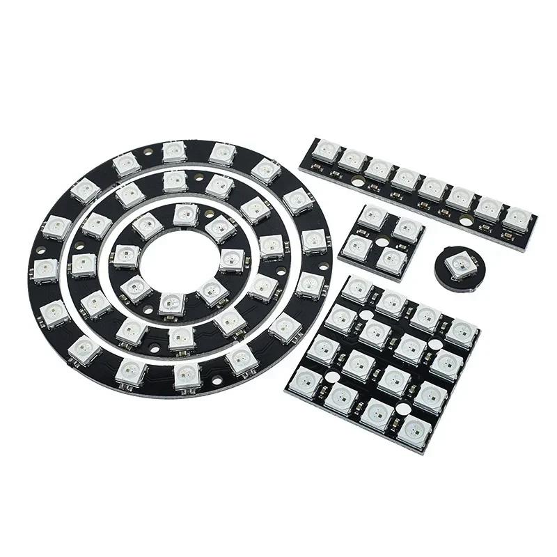 WS2812 Neopixel Adresabil RGB LED Modul Rotund 3 Biți WS2812 Neopixel Adresabil RGB LED Modul Rotund 3 Biți