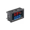 Digital DC Voltmeter 0-100 Volts 1 Amp - Red and Blue with Box Digital DC Voltmeter 0-100 Volts 1 Amp - Red and Blue with Box