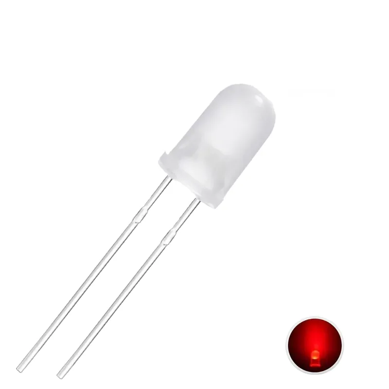 5mm LED Diffuse Red