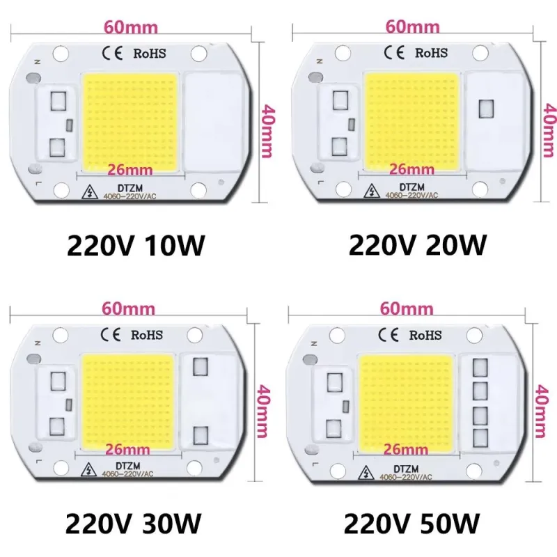 220V 30W Power Led Board Modul IP65 2800-3200K Alb Cald 220V 30W Power Led Board Modul IP65 2800-3200K Alb Cald