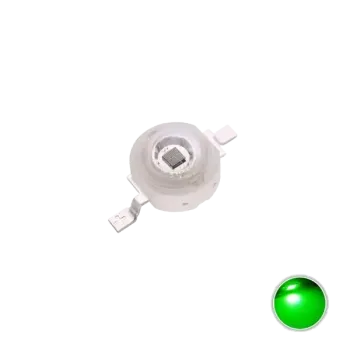3W LED de Alimentare Verde