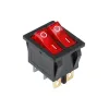 KCD3 Comutator Basculant ON-OFF SPST 6 Pini 2 Căi 250V 15A - Roșu KCD3 Comutator Basculant ON-OFF SPST 6 Pini 2 Căi 250V 15A - Roșu