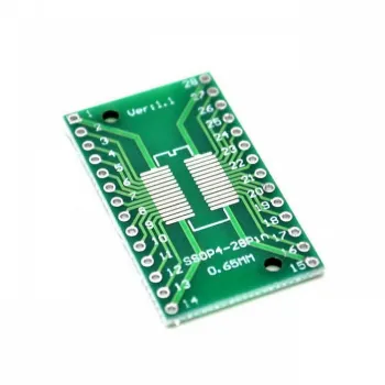 SOP-28 to DIP-28 SMD to DIP IC Adapter Board