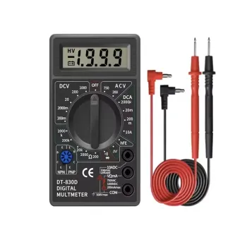 Multimetru Digital DT-830D - Negru