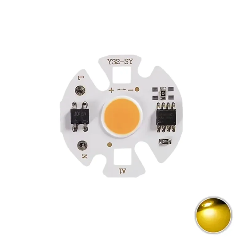 220V 3W Power Led Board Modul IP65 Y32 2800-3200K Alb Cald 220V 3W Power Led Board Modul IP65 Y32 2800-3200K Alb Cald