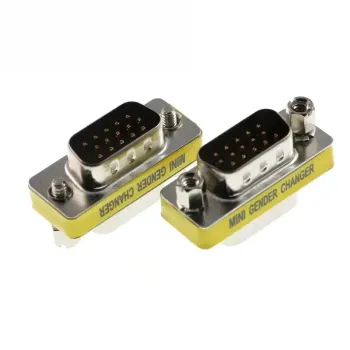 DB-15 Connector DB15 D-SUB Plug 15 Pin Male to Male Socket
