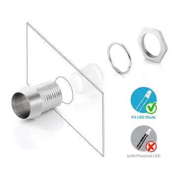 Suport Led 5 mm - Concavă Metalică