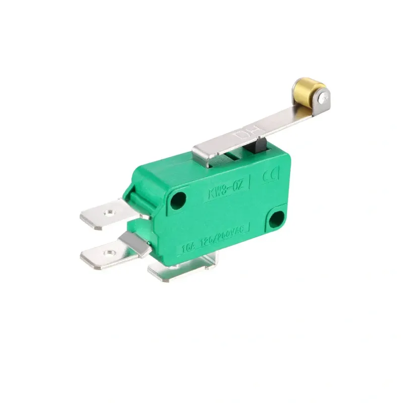 KW3-OZ 16A 125/250VAC Roller Rod Type SPDT NO NC Micro Limit Switch KW3-OZ 16A 125/250VAC Roller Rod Type SPDT NO NC Micro Limit Switch