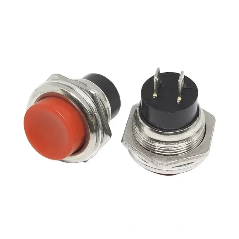 Buton Pulsator 16mm, Momentan ON/OFF, 2 Amp, PBS-26B - Roșu Buton Pulsator 16mm, Momentan ON/OFF, 2 Amp, PBS-26B - Roșu