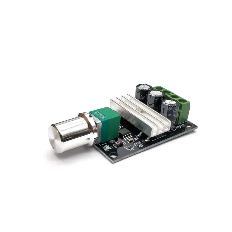 DC Motor Speed Controller 6-28V 3A with Pulse Width Modulation DC Motor Speed Controller 6-28V 3A with Pulse Width Modulation