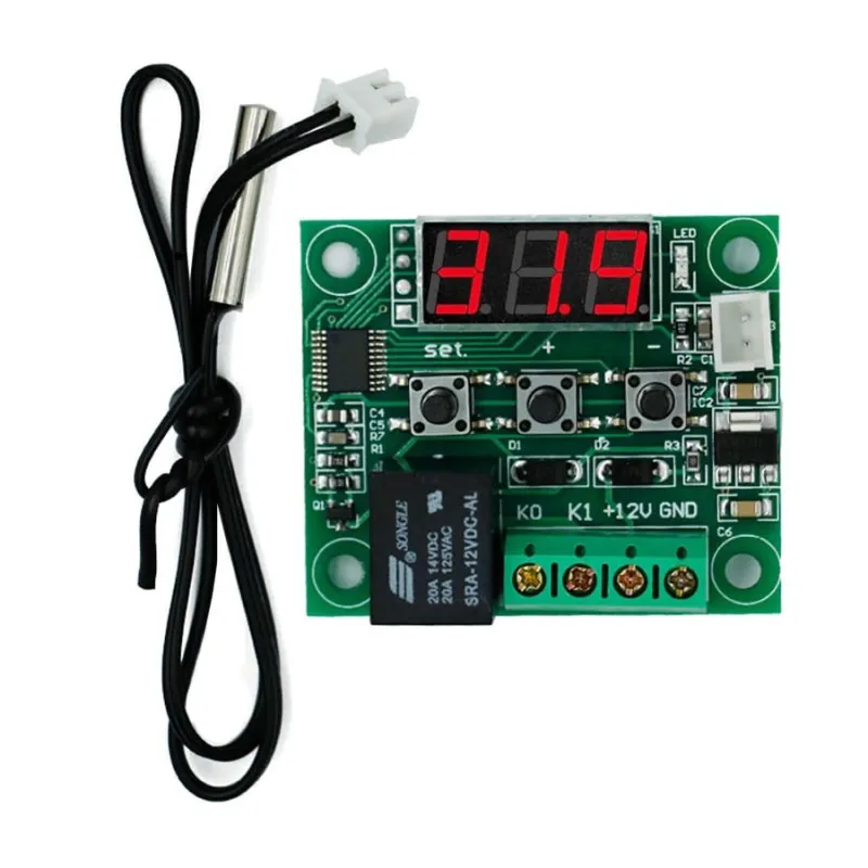 Modul de Control al Temperaturii Digitale DC12V W1209 Modul de Control al Temperaturii Digitale DC12V W1209