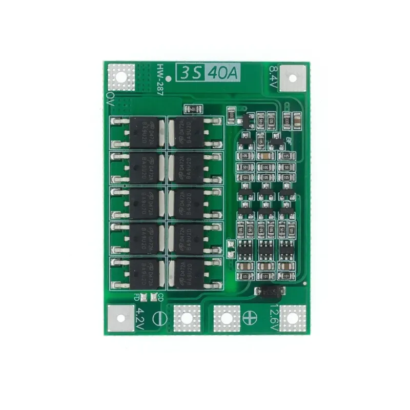 3S 40A 12.6V Lithium Battery Protection Board cu Funcție de Echilibrare - Modul BMS 3S 40A 3S 40A 12.6V Lithium Battery Protection Board cu Funcție de Echilibrare - Modul BMS 3S 40A