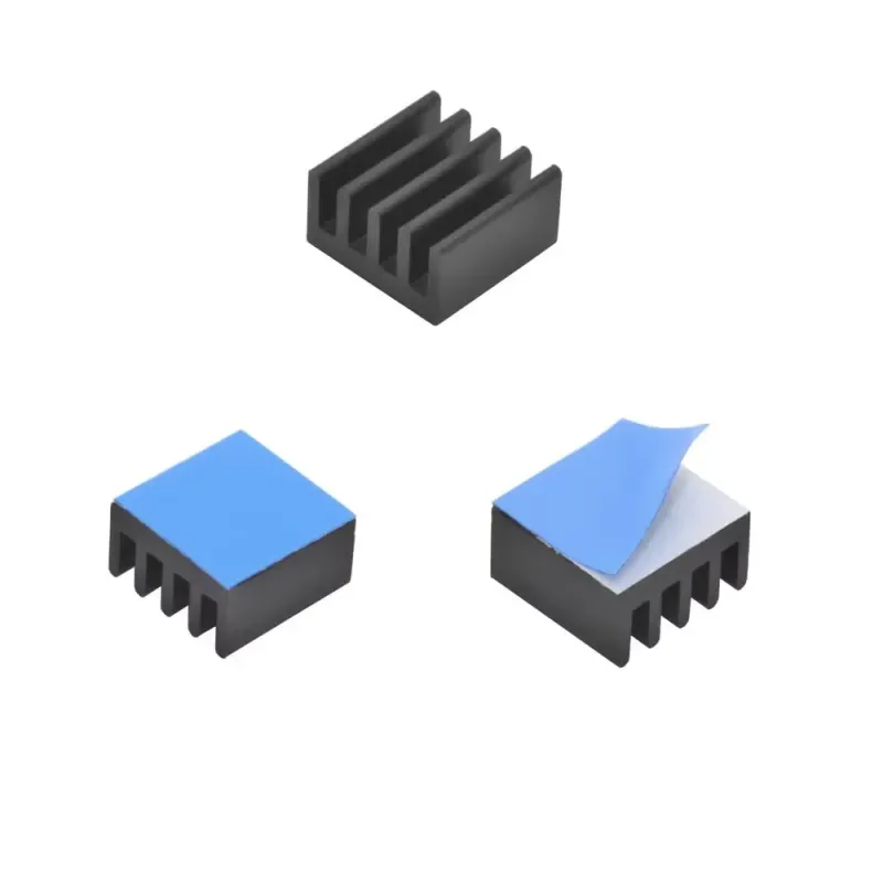 8.8x8.8x5 mm Aluminiu IC Chip Heatsink Cooler cu Bandă Conductoare Termică 8.8x8.8x5 mm Aluminiu IC Chip Heatsink Cooler cu Bandă Conductoare Termică