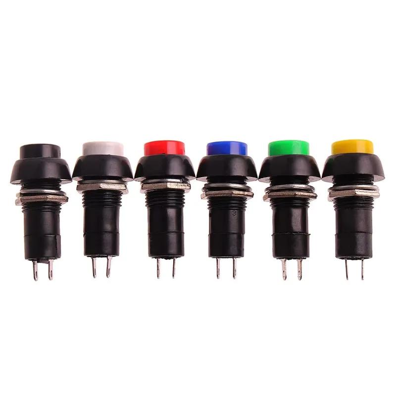 Push Button 12mm, Momentary On/Off, 3 Amp, PBS-11B - Blue Push Button 12mm, Momentary On/Off, 3 Amp, PBS-11B - Blue