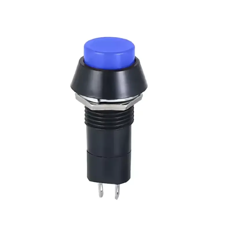 Push Button 12mm, Momentary On/Off, 3 Amp, PBS-11B - Blue Push Button 12mm, Momentary On/Off, 3 Amp, PBS-11B - Blue