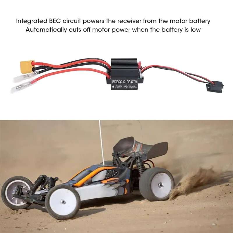 Controler ESC cu Perii 320A Controler de Viteză cu Două Căi Impermeabil cu XT60 Controler ESC cu Perii 320A Controler de Viteză cu Două Căi Impermeabil cu XT60