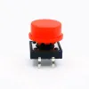 A24 Round Button Tactile Push Button Switch Cap - BLACK