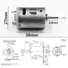RS-385 Motor DC - 12V Micro Motor Electric RS-385 Motor DC - 12V Micro Motor Electric